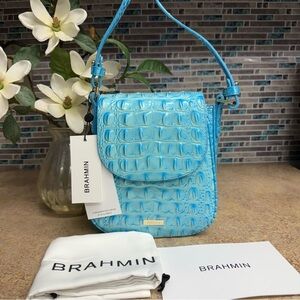 NWT Brahmin Everlee Tropic Blue purse